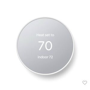 GOOGLE NEST WI-FI THERMOSTAT ENERGY STAR CERTIFIED SMART APP CONTROL (SEALED)